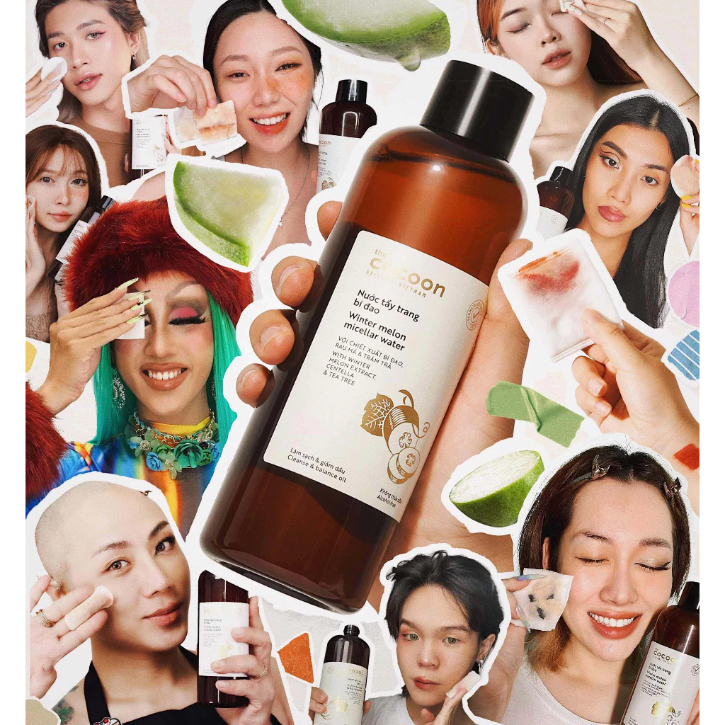 Bigsize - Nước tẩy trang bí đao Cocoon tẩy sạch makeup & giảm dầu 500ml - 5