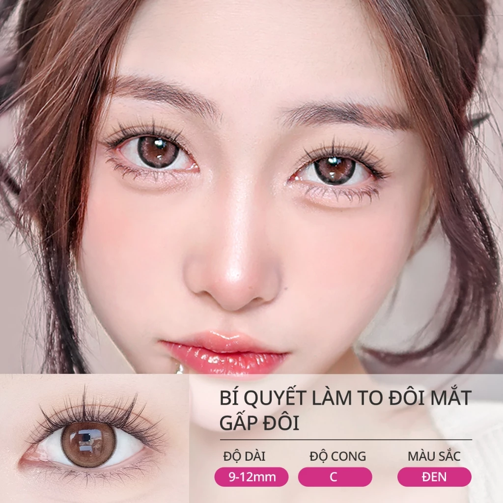 [KOL] Lông Mi Giả ANIME HOẠT HÌNH MLEN DIARY Mi Cụm Mềm Mại Và Keo 4in1 Tự Nhiên Dễ Sử Dụng - 2