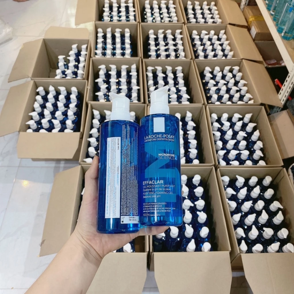 Gel rửa mặt cho da dầu nhạy cảm La Roche Posay Gel 200ml - 400ml hàng nhập khẩu Pháp 100% - 3