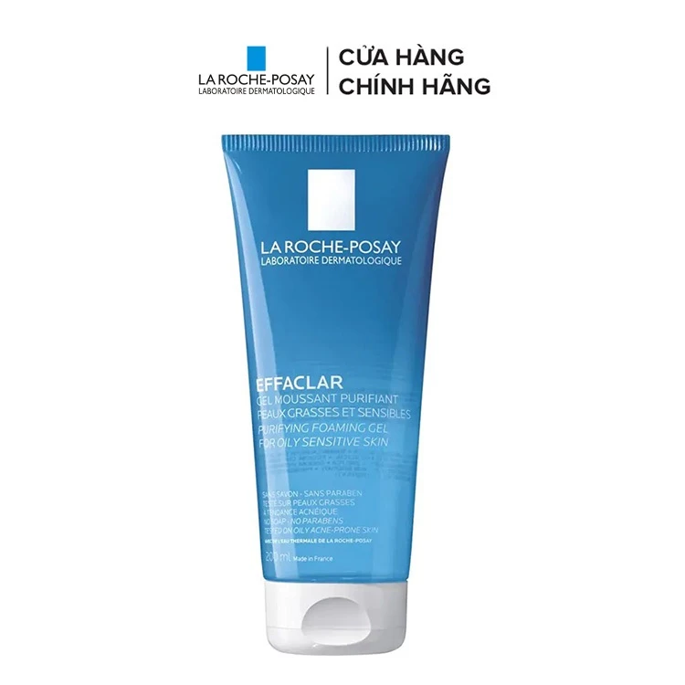 Gel rửa mặt cho da dầu nhạy cảm La Roche Posay Gel 200ml - 400ml hàng nhập khẩu Pháp 100% - 6