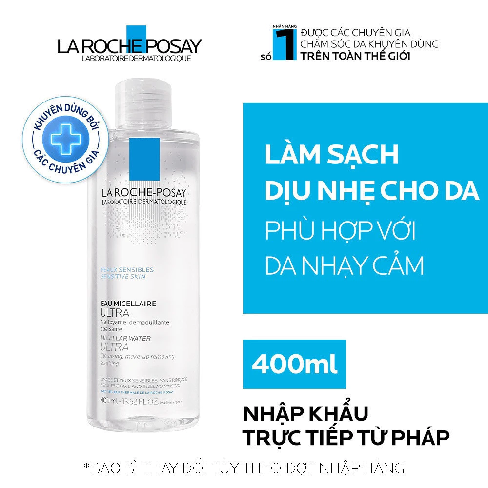 Nước tẩy trang làm sạch sâu cho da nhạy cảm La Roche-Posay Micellar Water Sensitive Skin 400ml - 2