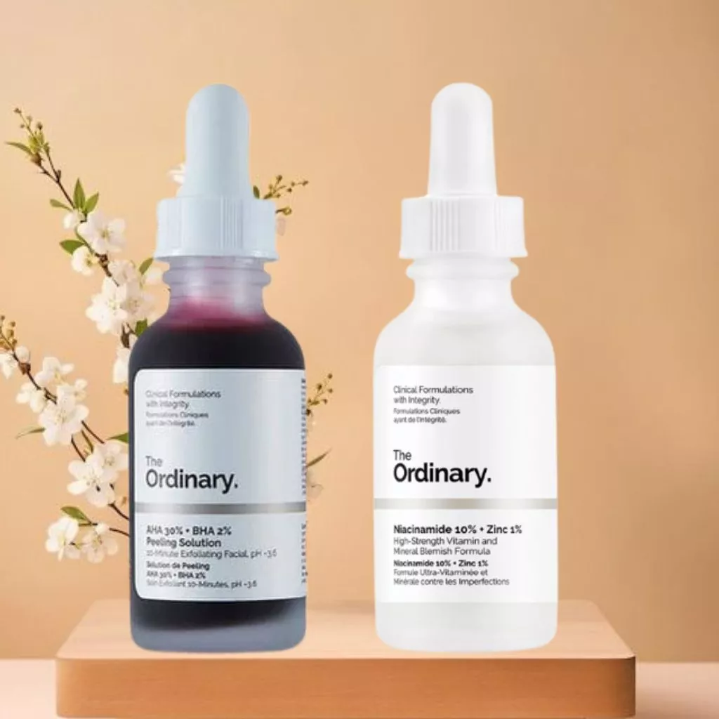 Tinh chất The Ordinary Niacinamide 10% + Zinc 1% Vs The Ordinary AHA 30% + BHA 2% 30ml - 5