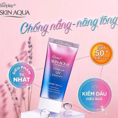 Kem chống nắng tinh chất ngọc trai Nhật Bản lên tone nhẹ Skin Aqua Tone up 80g---- - 2