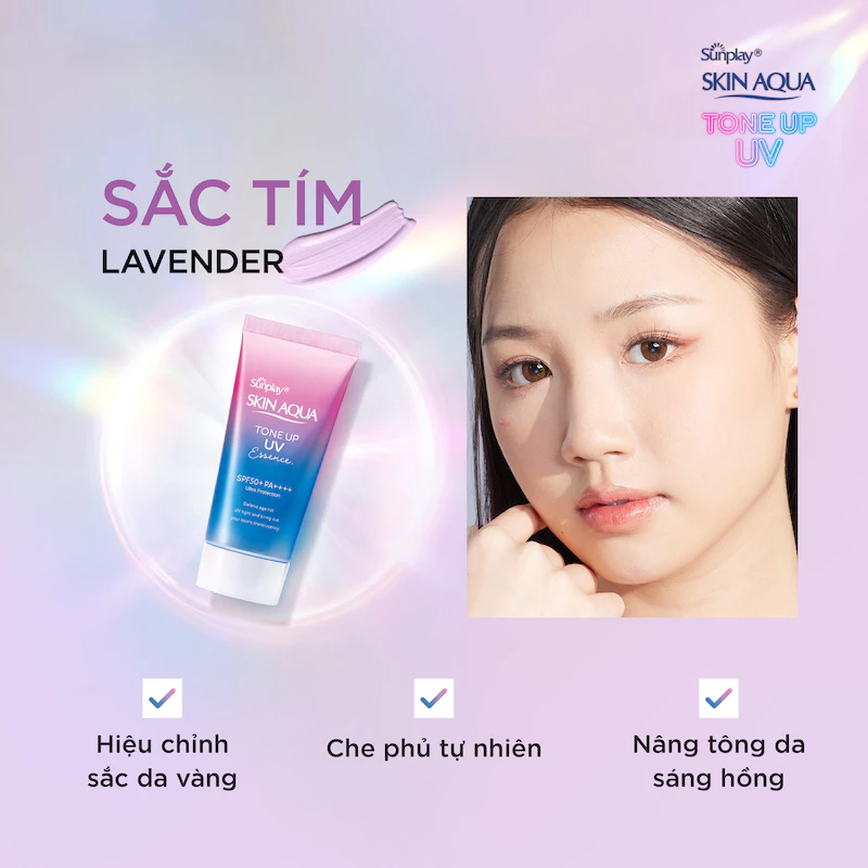 Kem chống nắng tinh chất ngọc trai Nhật Bản lên tone nhẹ Skin Aqua Tone up 80g---- - 6