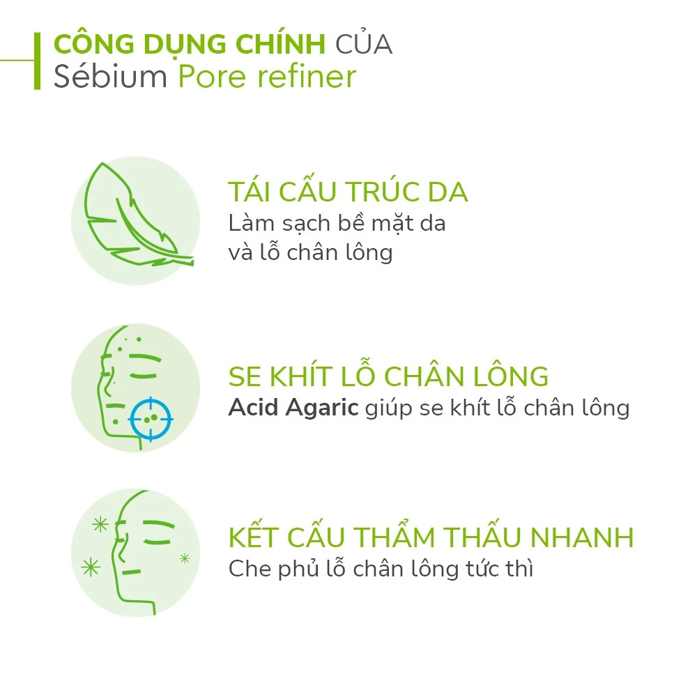 Kem se nhỏ lỗ chân lông Bioderma Sebium Pore Refiner - 30ml - 3
