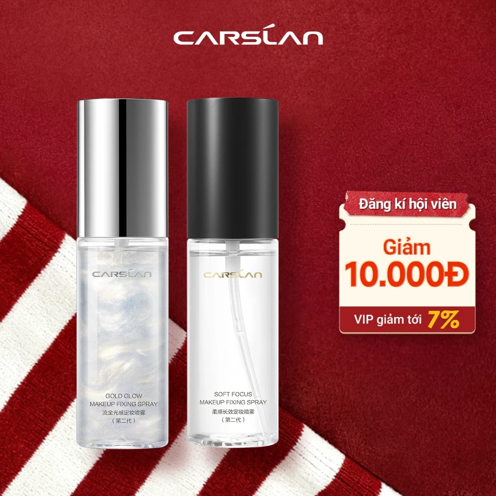 Xịt khoá nền trang điểm CARSLAN lâu trôi và kiểm soát dầu trên da 50ml