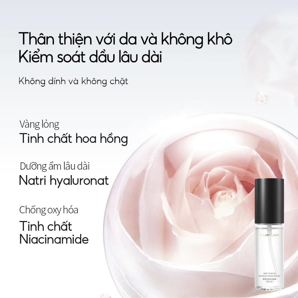 Xịt khoá nền trang điểm CARSLAN lâu trôi và kiểm soát dầu trên da 50ml - 5