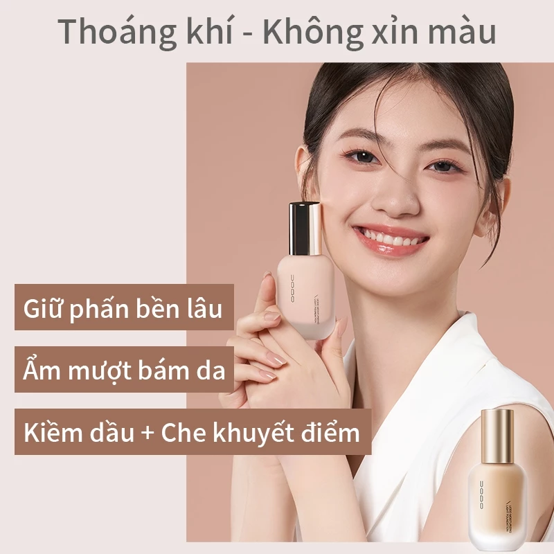 [QUÀ TẶNG MIỄN PHÍ] UODO Foundation kem nền Kiểm soát dầu lâu trôi không thấm nước 24h 30g - 6
