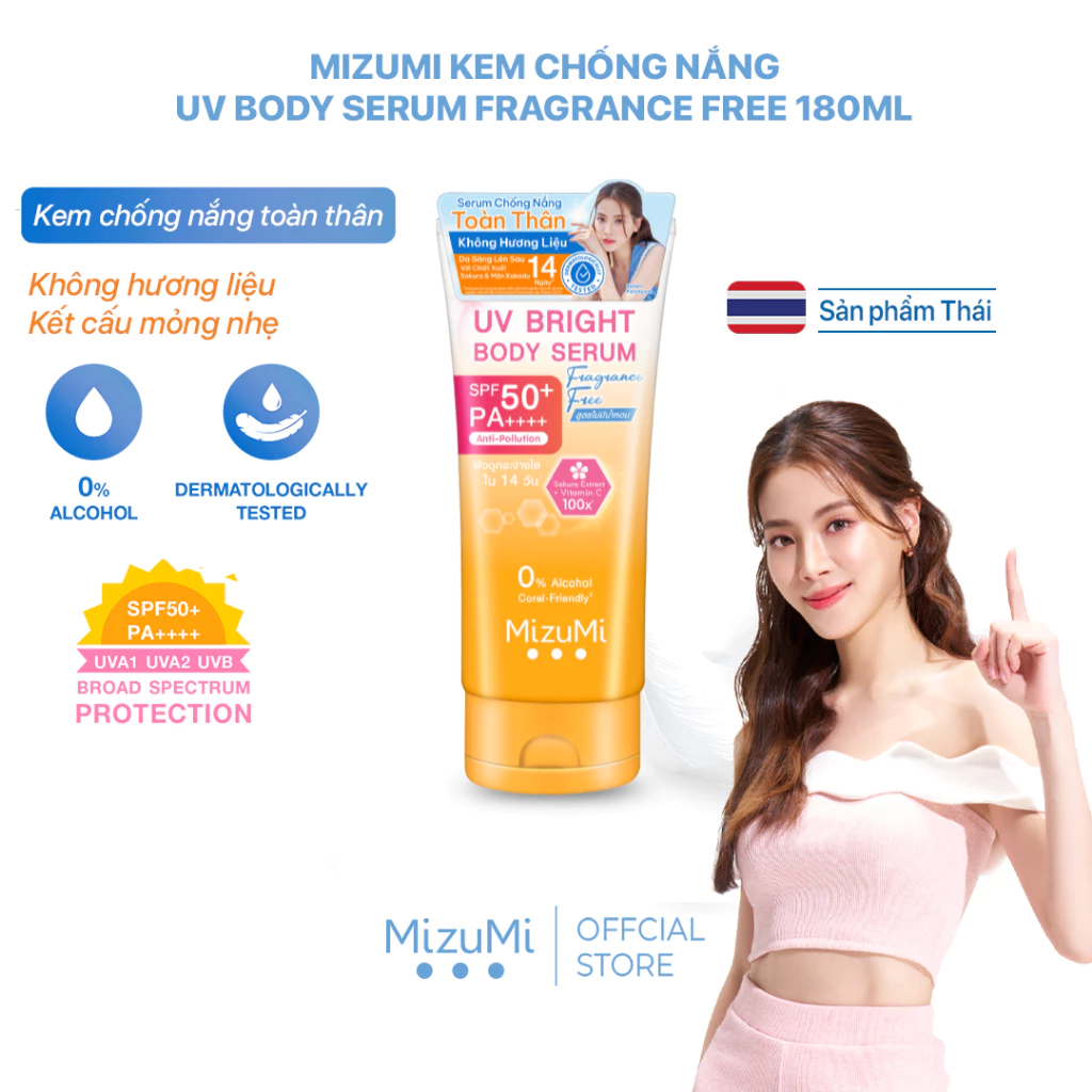 MizuMi Kem chống nắng UV Body Serum 180ml - 2