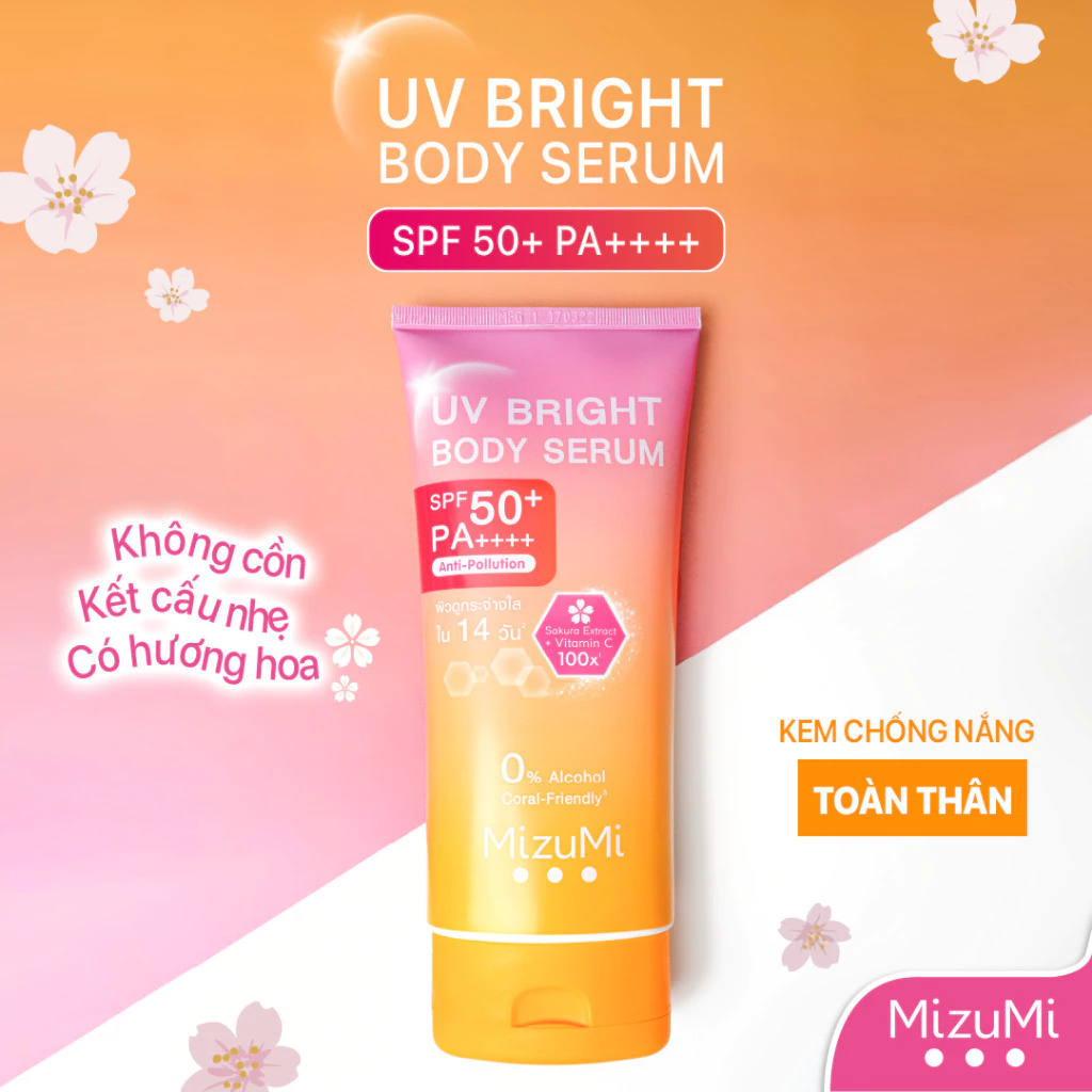 MizuMi Kem chống nắng UV Body Serum 180ml - 3