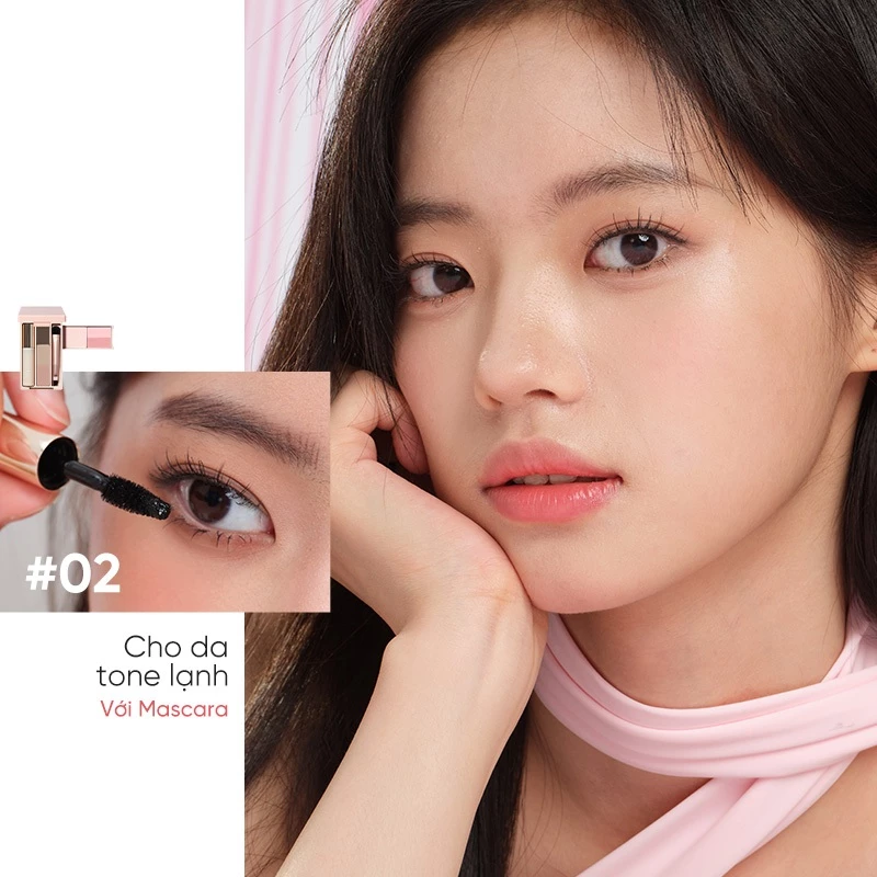 Bảng Trang Điểm JUDYDOLL Makeup Nhỏ Gọn Tiện Lợi 5 Trong 1 Bảng Mắt Phấn Má Kẻ Mày Viền Môi Trang Điểm Tự Nhiên - 6