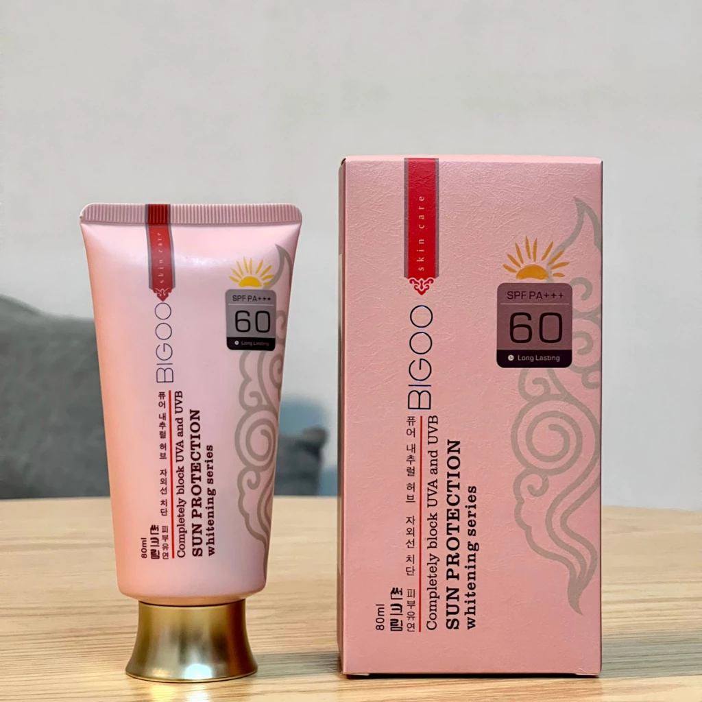 Kem chống nắng BIGOO SPF60 80ml Hàn Quốc - Hàng Chính Hãng - MMA - 4
