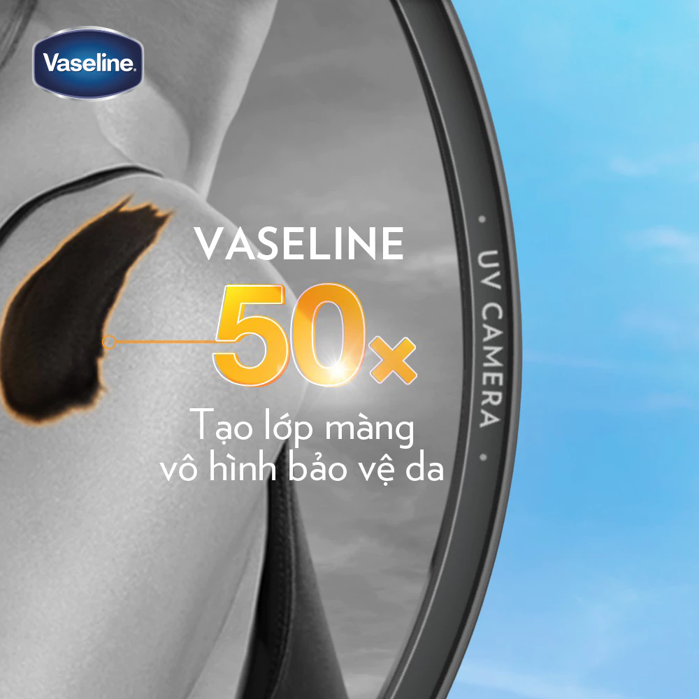 Serum chống nắng cơ thể Vaseline 50x bảo vệ da với SPF 50+ PA++++ giúp da sáng hơn gấp 2X 300ml - 6
