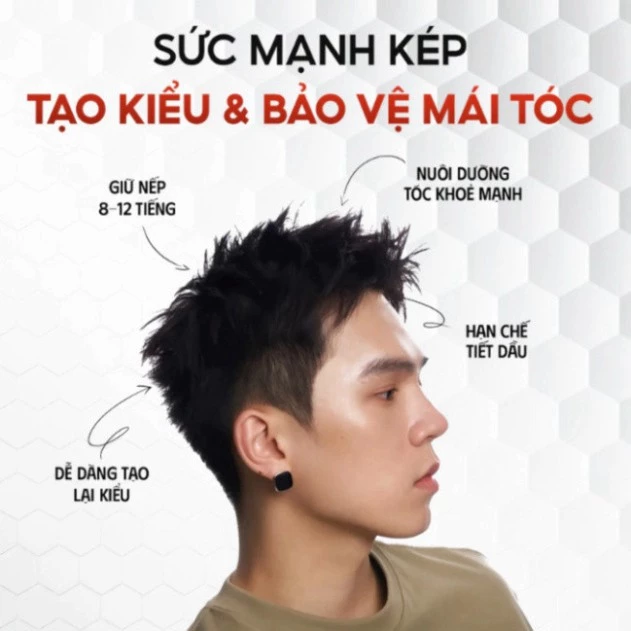 Sáp Vuốt Tóc Nam Volcanic Clay 80g - Giữ Nếp 24h, Mùi Hương Nhẹ Nhàng, Phù Hợp Mọi Kiểu Tóc. - 2