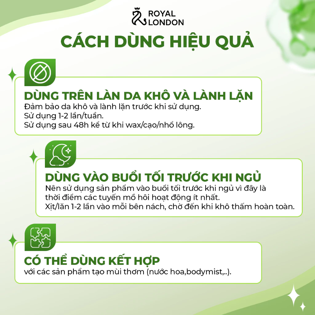 Xịt khử mùi ngăn mồ hôi toàn thân cao cấp Perspi-Guard hiệu quả 3 - 5 ngày 30ml - 4