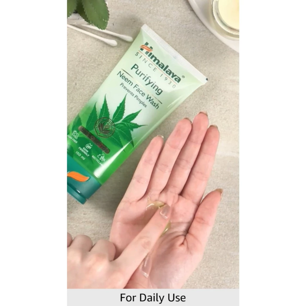 [KOL x Himalaya] COMBO 2 sữa rửa mặt lá neem giảm mụn, dịu nhẹ cho da Himalaya Purifying Neem Face Wash 150ml/chai - 4