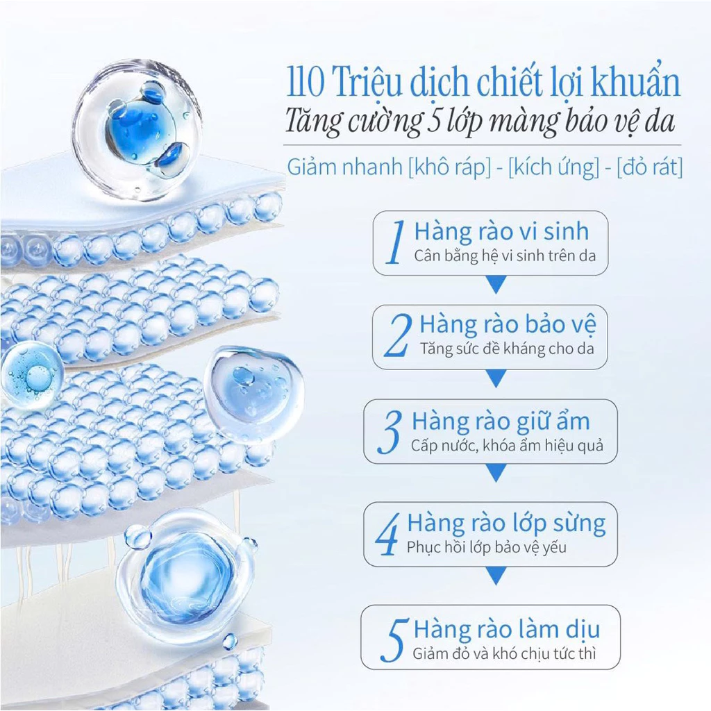 Mặt nạ hỗ trợ phục hồi chứa Probiotic Chando Himalaya 28ml x 5pcs - 4