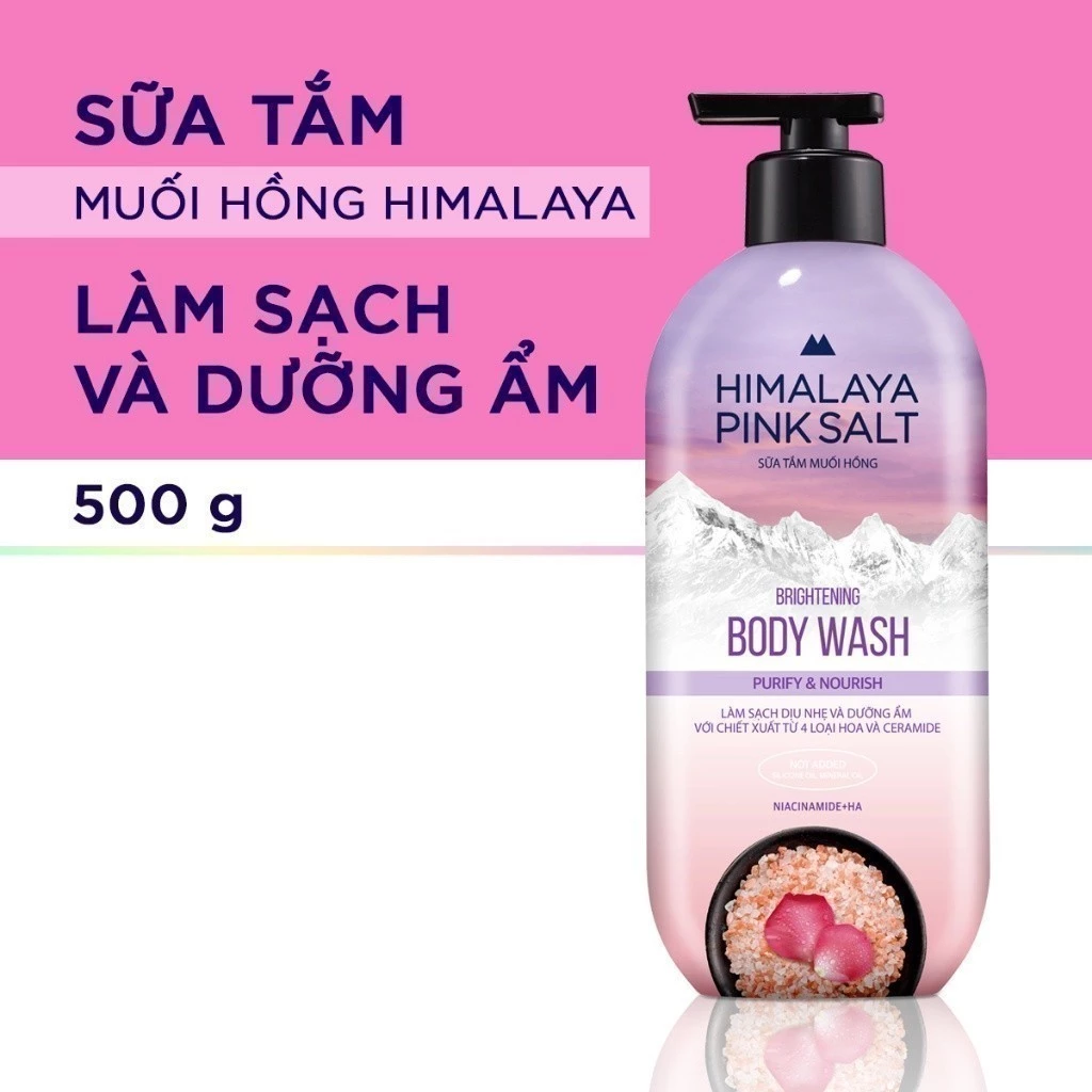 [LG Daily Beauty Official] Sữa tắm muối hồng Himalaya Pink Salt 500g - 5