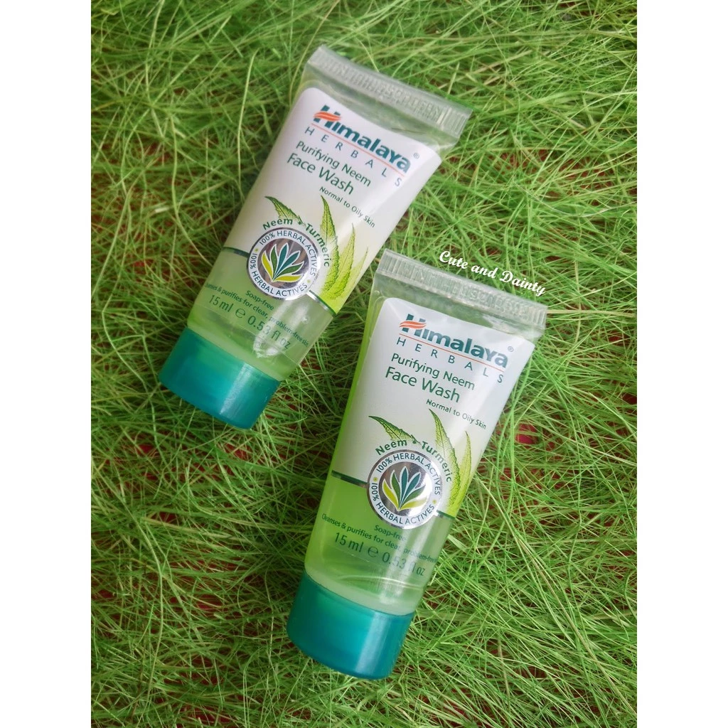 [GIFT] Set 5 sữa rửa mặt làm sạch dầu thừa và giảm mụn Himalaya Purifying Neem Face Wash 15ml/ tuýp - 4