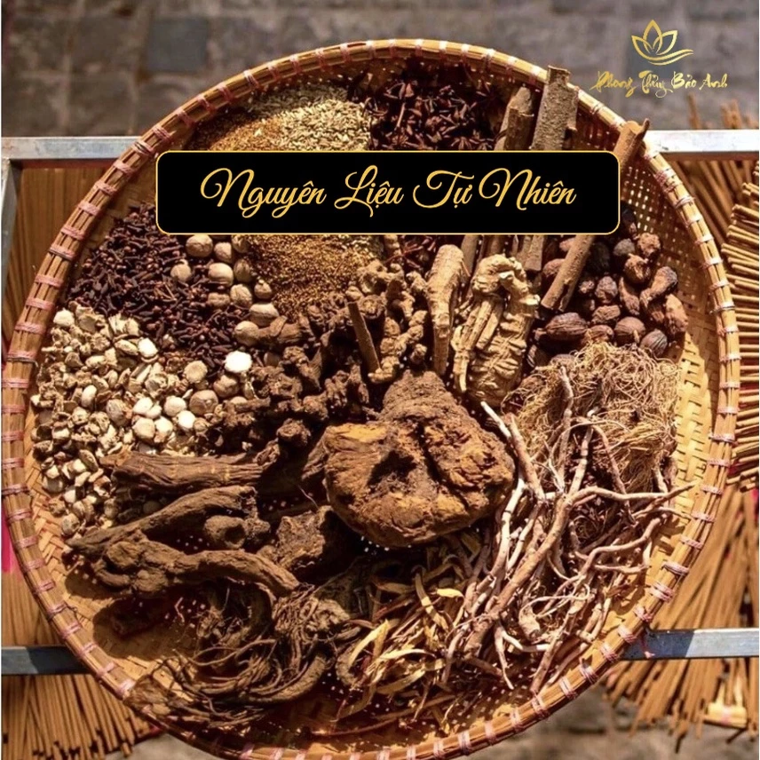 Hương Nhang Thảo Mộc 100 Cây Thơm Cao Cấp 29cm 39cm - Nhang Tài Lộc - Hương Sạch Tàn Cong Giữ Tàn Vàng Óng Chiêu Tài Lộc - 4