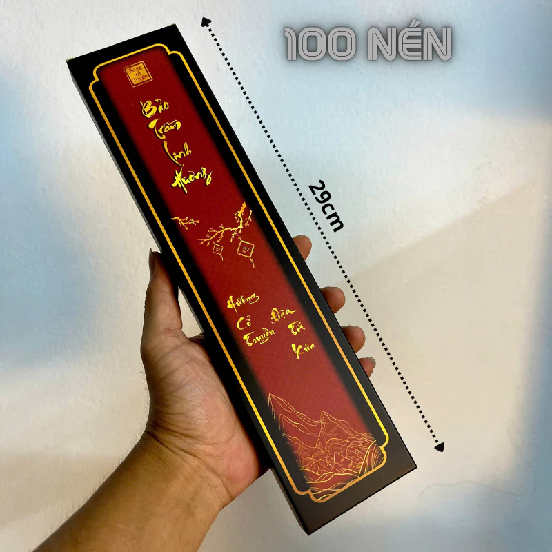 Hương Đen Mùi Tết Cổ Truyền - BẢO TRẦM LINH HƯƠNG Nhang Cao Cấp Chiết Suất Từ Cây Trám Thơm Tự Nhiên - Đồ Thờ Cúng - 5