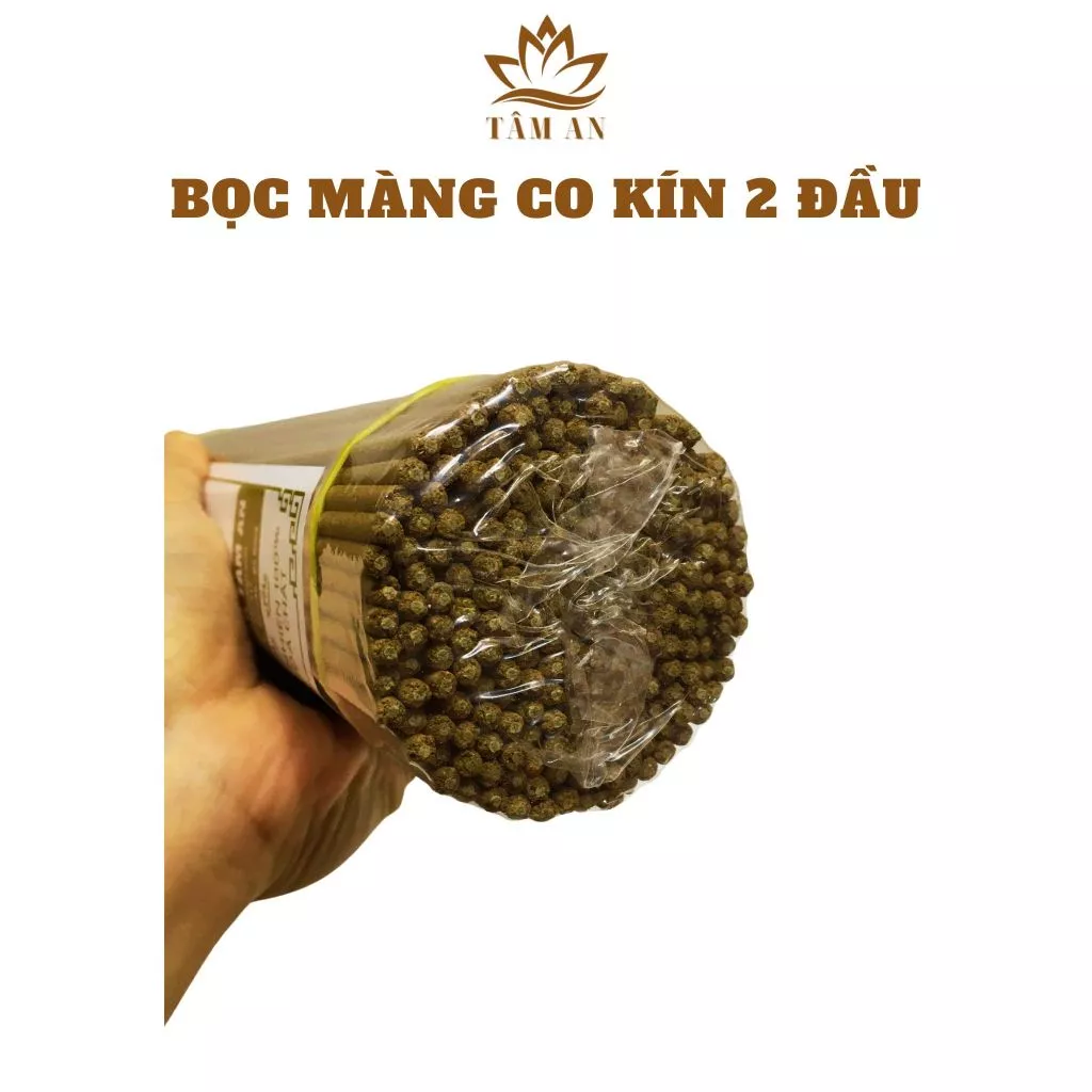Nhang Quế Cao Cấp Tâm An, Hương Quế Mùi Thơm Đặc Trưng, Hơn 600 Cây 1Kg, Dài 38cm - 3