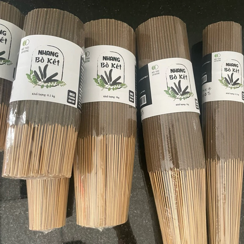 Nhang Bồ Kết nguyên chất, thơm, ít khói, không hóa chất Mộc Thảo An Hương 20, 30, 40 cm | Xông nhà, tẩy quế - 5