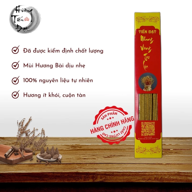 Nhang Thảo Mộc Tài Lộc Thơm Đặc Biệt Cao Cấp, Nhang Vàng tài Lộc Đậu Tàn, Nhang Sạch Cuộn Tàn Đậu Lộc Hương Tiến Đạt - 2