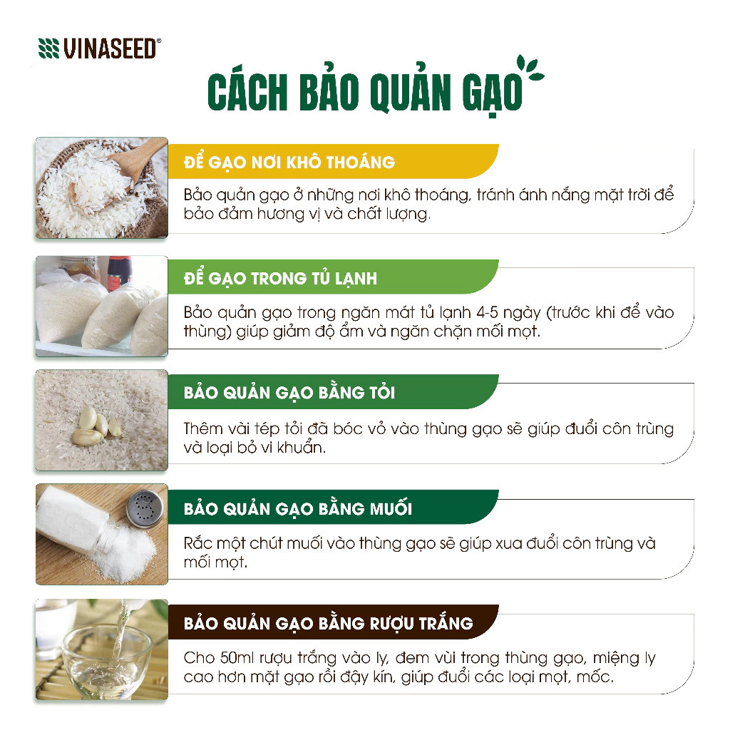 Gạo ST25 Ngon nhất thế giới năm 2019 Vinaseed túi 5kg - Dẻo, thơm, giàu dinh dưỡng - 4