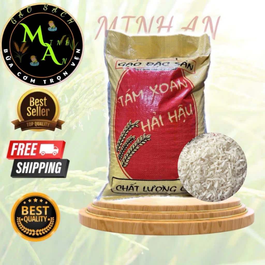 TÁM XOAN HẢI HẬU thơm dẻo mềm cơm ( 10kg)