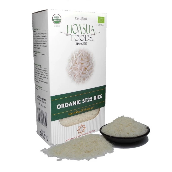 Gạo ST25/ Jasmine Hữu Cơ Hoa Sữa/Gạo Bébi Organic Tốt Cho Bé Ăn Dặm-Date T2/2026 - 3