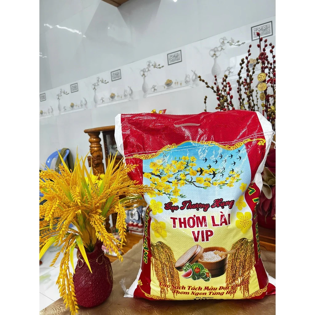 Gạo Thơm Lài Cao Cấp – Dẻo Vừa, Thơm Ngọt, Cơm Mềm Ngon| Cam Kết Không Đấu Trộn, Giá Tận Nhà Máy