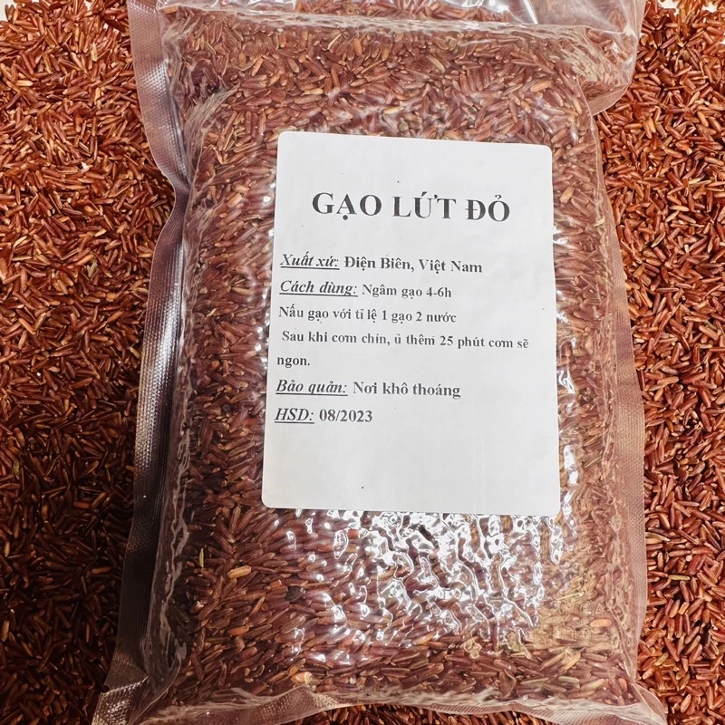 1 KG Gạo lứt đỏ huyết rồng / gạo lứt đen Điện Biên - gạo lứt cho người ăn kiêng - gạo lức dẻo thơm - 3