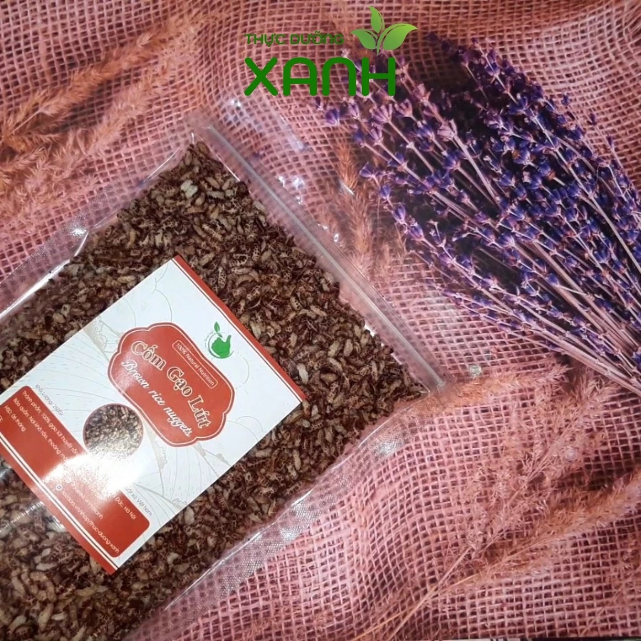 [Không Gia Vị] 250Gr Cốm Gạo Lứt Rang / Cốm Gạo Lức / Gạo Lứt Sấy Rong Biển - Thực Dưỡng Xanh - 4