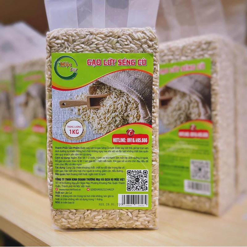 Gạo Lứt Séng Cù , gạo lứt dẻo chính hãng Mộc Việt - 2