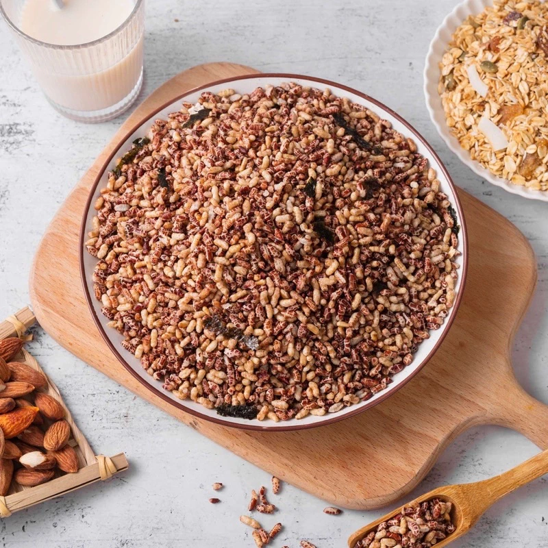 500gram Gạo lứt rong biển TH Healthy Food giòn ngon, Gạo lứt sấy rong biển nguyên vị tốt cho sức khỏe - 3