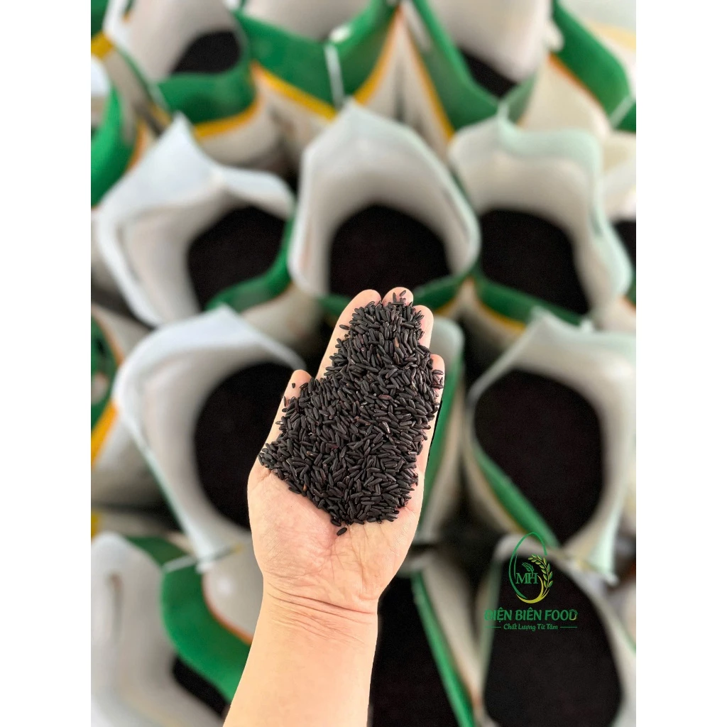 Gạo Lứt Đen Điện Biên, Gạo Lứt Tím Than Điện Biên đóng bao dẻo ngon thơm tự nhiên - 2