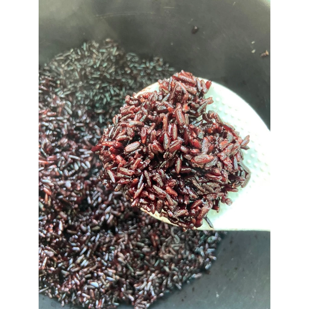 Gạo Lứt Đen Điện Biên, Gạo Lứt Tím Than Điện Biên đóng bao dẻo ngon thơm tự nhiên - 3