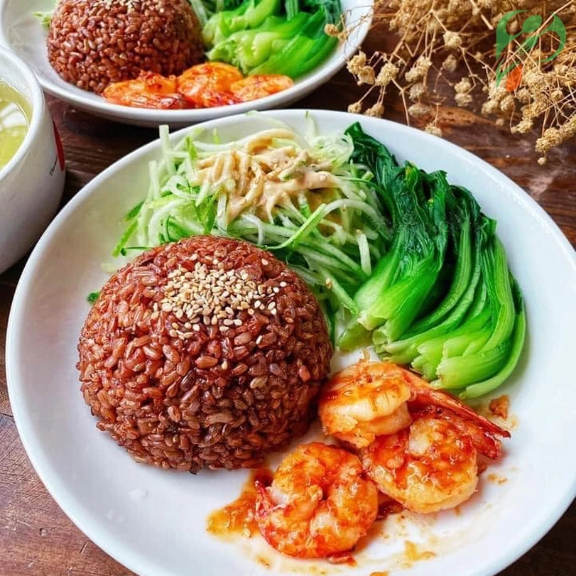 Combo 5 Kí Gạo Lứt Huyết Rồng Hữu Cơ - Gạo Lứt Đỏ Huyết Rồng Ăn Kiêng Giảm Cân Hút Chân Không - 6