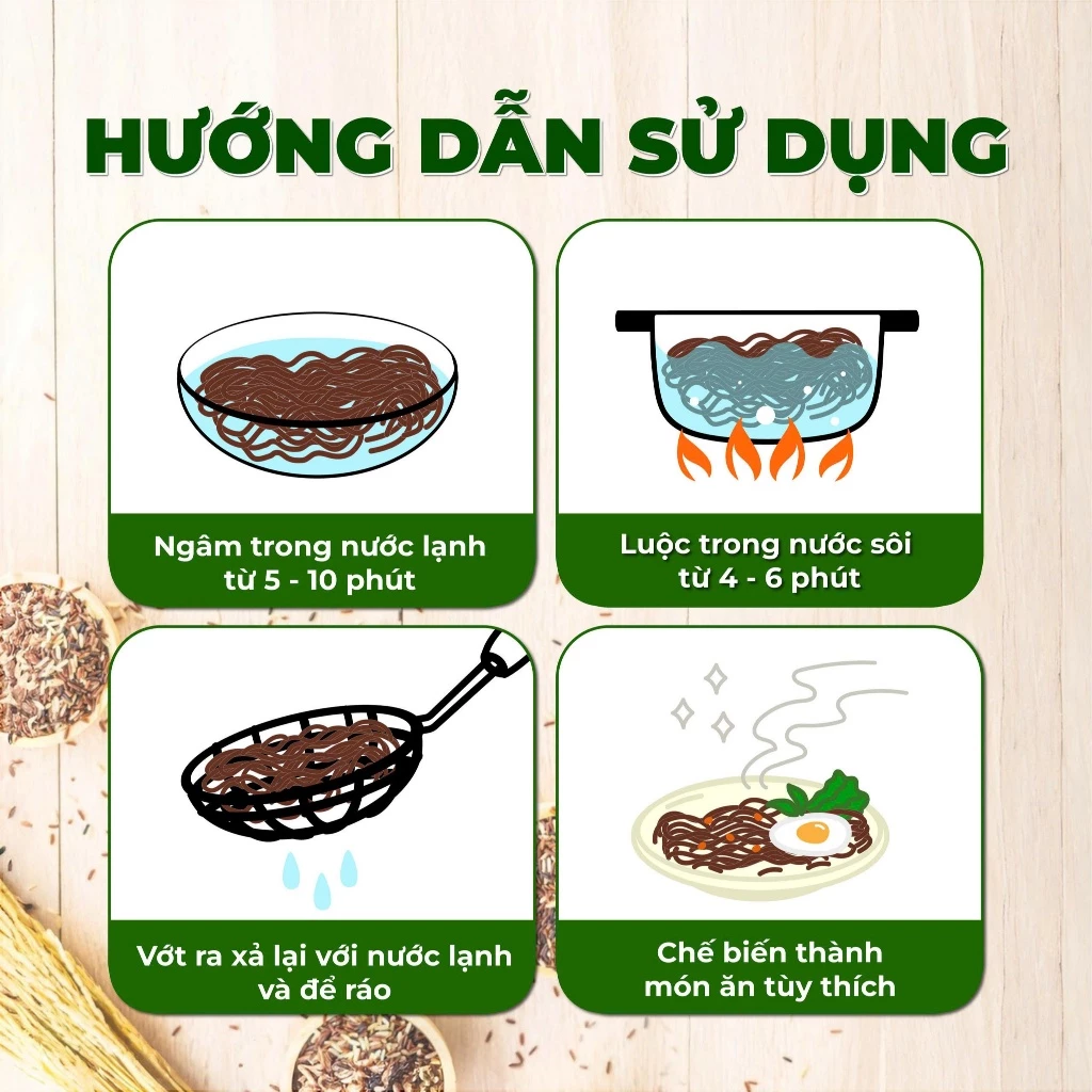 1Kg Gạo Lứt Dẻo Tím Than, Gạo Lứt Đỏ Dẻo Điện Biên SEN FOOD, Gofit Mart - 6