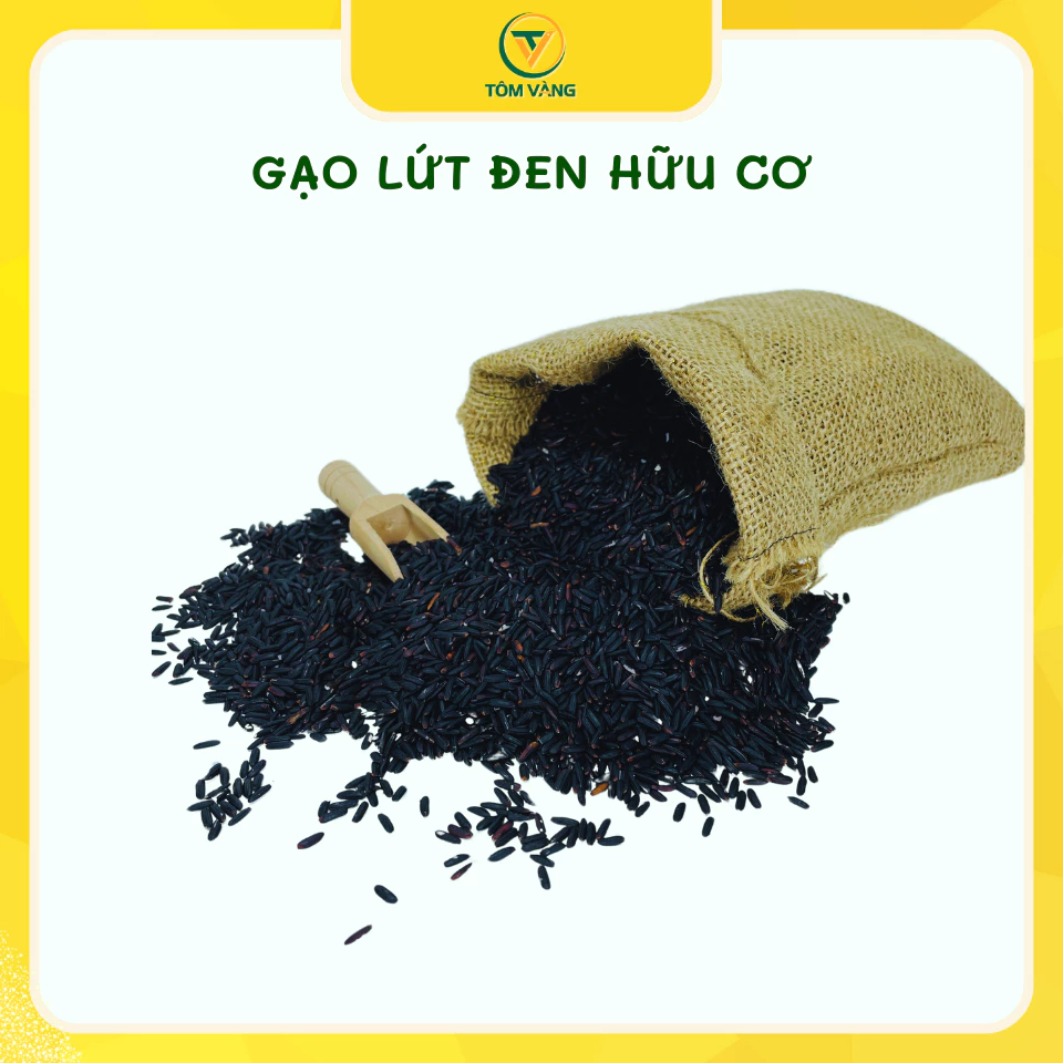 Gạo lứt đen và các loại gạo lứt - Túi hút chân không 1kg - TÔM VÀNG - 2