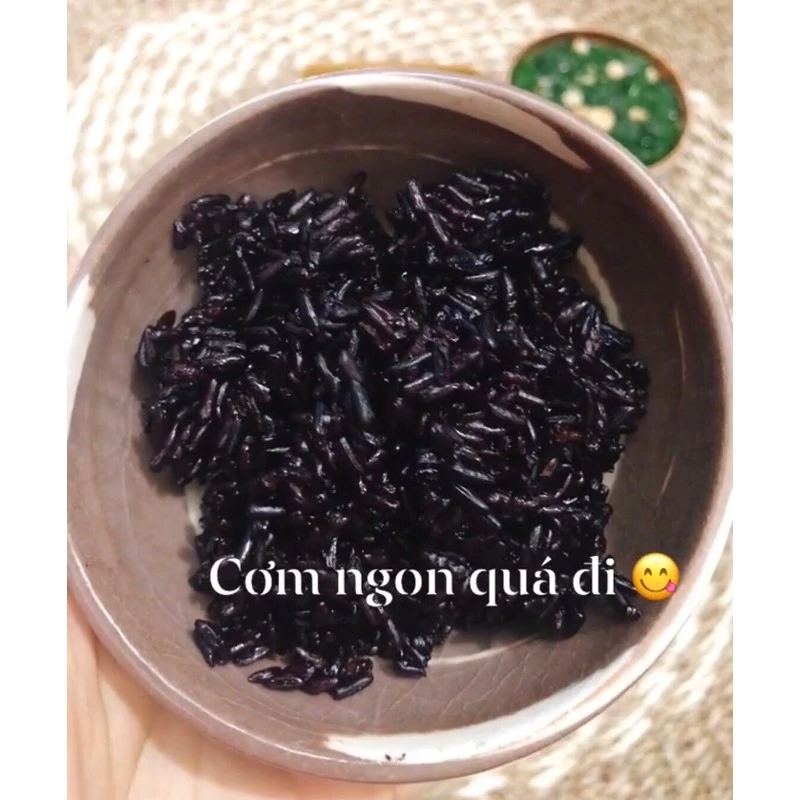 1kg Gạo Lứt Tím Than Điện Biên Loại 1 - Gạo Lứt đen thơm dẻo - 4