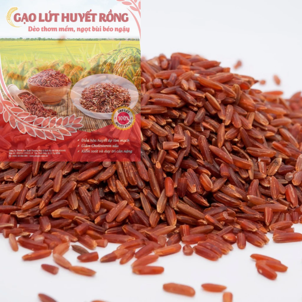 Gạo lứt dẻo Điện Biên ăn kiêng, giảm cân, cho người tiểu đường, túi 1kg- Gạo lứt Mai Xuân - 6
