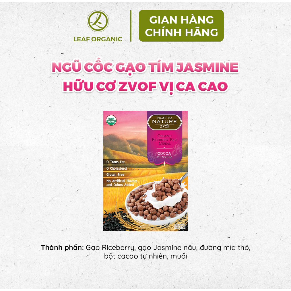 Ngũ cốc gạo Jasmine vàng hữu cơ Zvof 35g x 7 gói (dành cho bé từ 18 tháng tuổi) - Nhập khẩu chính hãng - 6