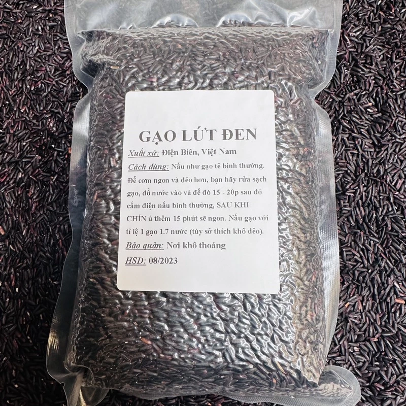 1 KG Gạo lứt đỏ huyết rồng / gạo lứt đen Điện Biên - gạo lứt cho người ăn kiêng - gạo lức dẻo thơm - 5