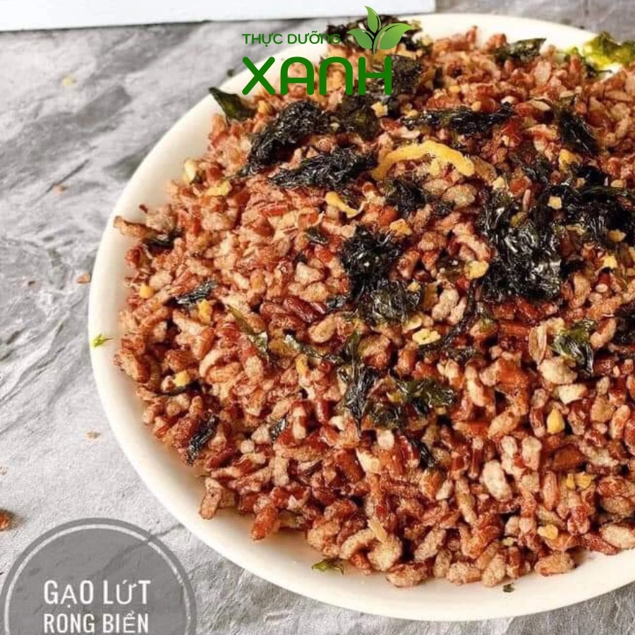 [Không Gia Vị] 250Gr Cốm Gạo Lứt Rang / Cốm Gạo Lức / Gạo Lứt Sấy Rong Biển - Thực Dưỡng Xanh - 4