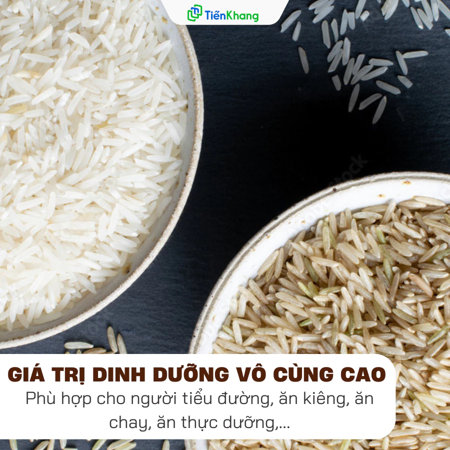 Gạo lứt ST25 hữu cơ - Túi 2kg - Gạo lứt trắng mềm dẻo xuất khẩu - Ăn lành mạnh, healthy, ăn thực dưỡng Tiến Khang - 4