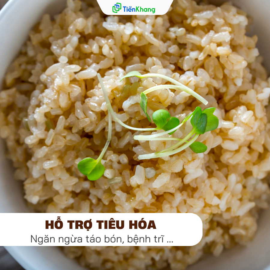 Gạo lứt ST25 hữu cơ - Túi 2kg - Gạo lứt trắng mềm dẻo xuất khẩu - Ăn lành mạnh, healthy, ăn thực dưỡng Tiến Khang - 5