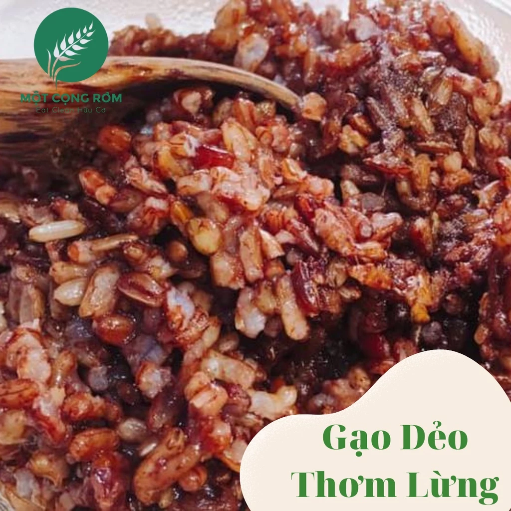 Gạo Lứt Đỏ Điện Biên Dẻo Thơm, Gạo Lứt Hữu Cơ Hỗ Trợ Ăn Kiêng, Eatclean | Một Cọng Rơm - 3