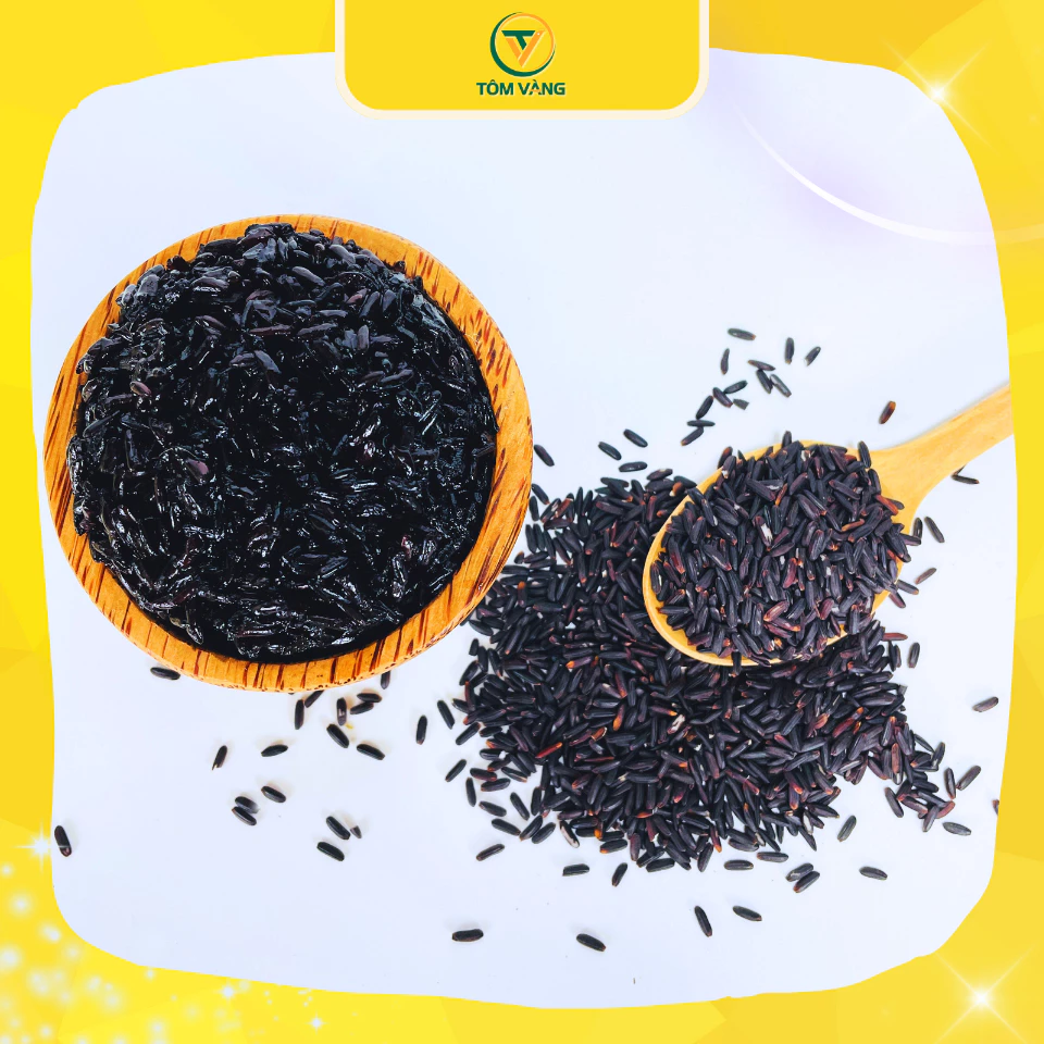 Gạo lứt đen và các loại gạo lứt - Túi hút chân không 1kg - TÔM VÀNG - 3